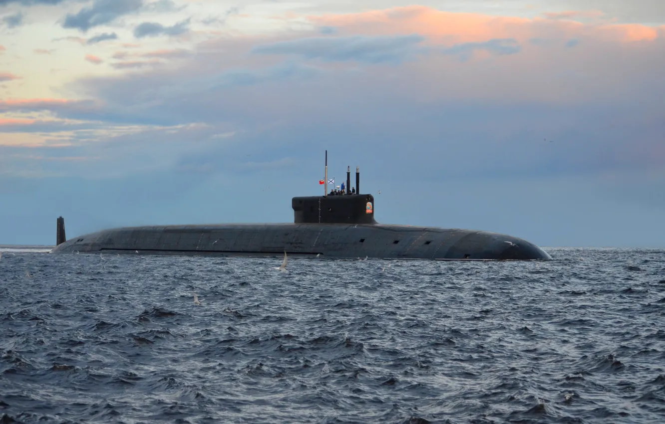 Photo wallpaper submarine, Borey, Prince Vladimir