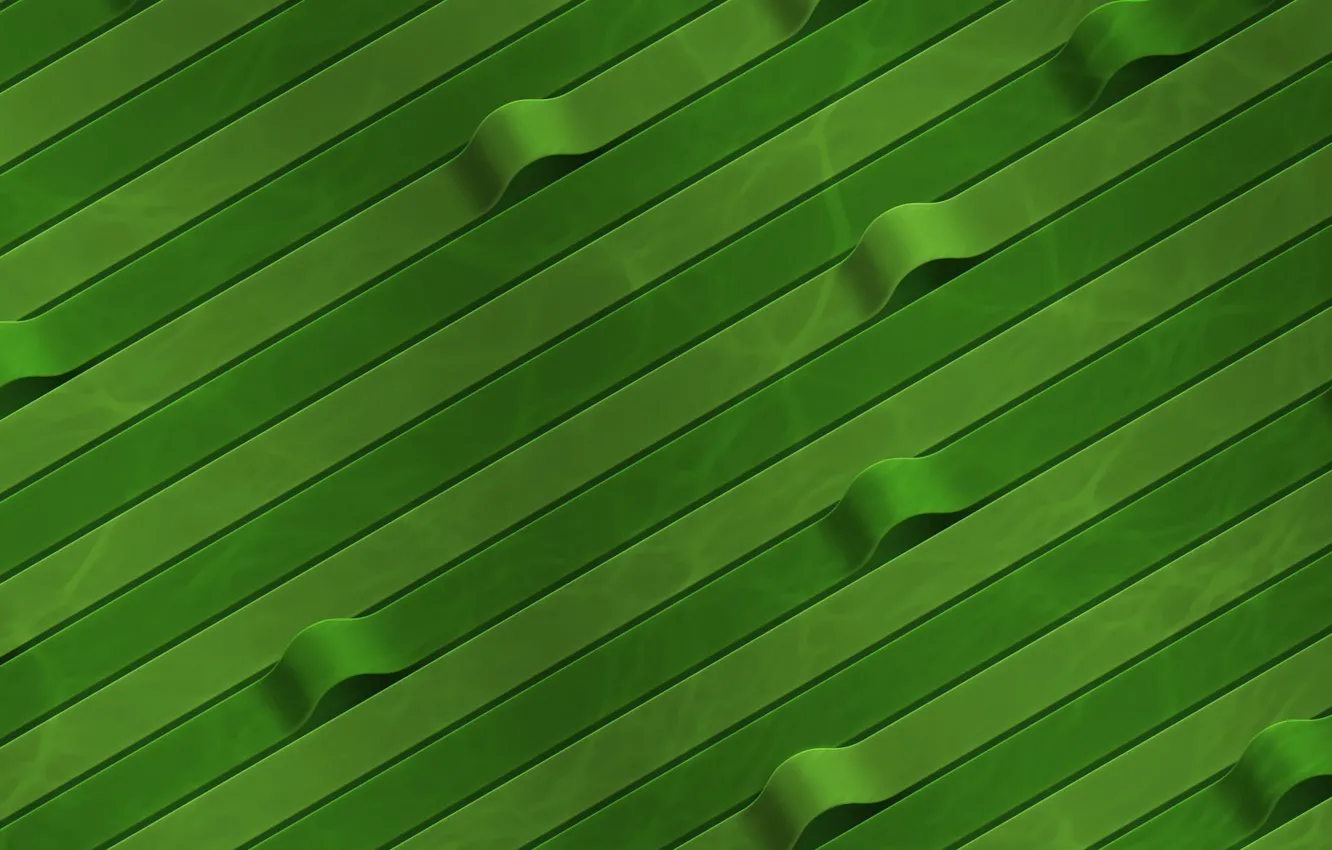 Photo wallpaper green, tape, curves