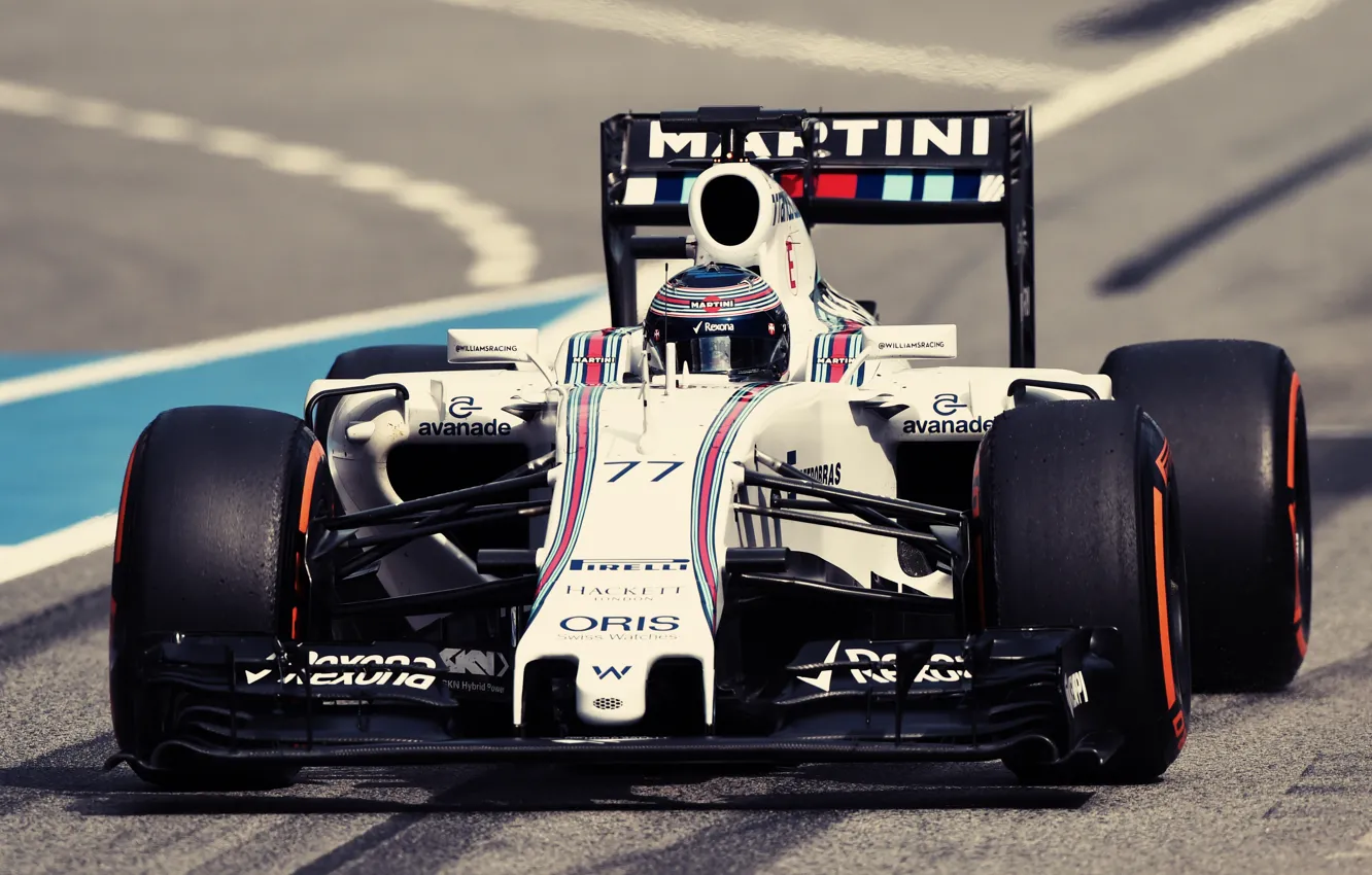 Photo wallpaper formula 1, Williams, racing, martini, Bottas, fw37
