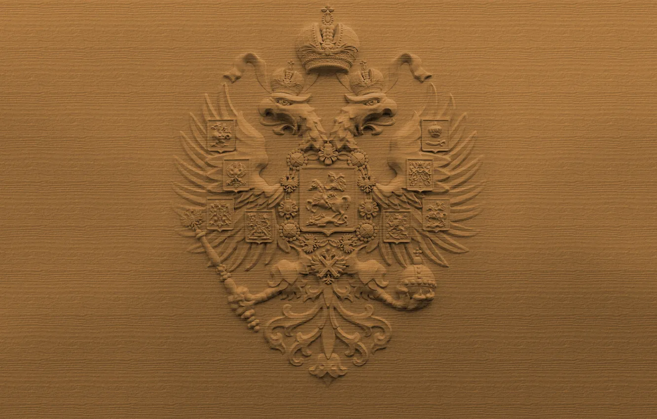 Photo wallpaper background, Russia, coat of arms
