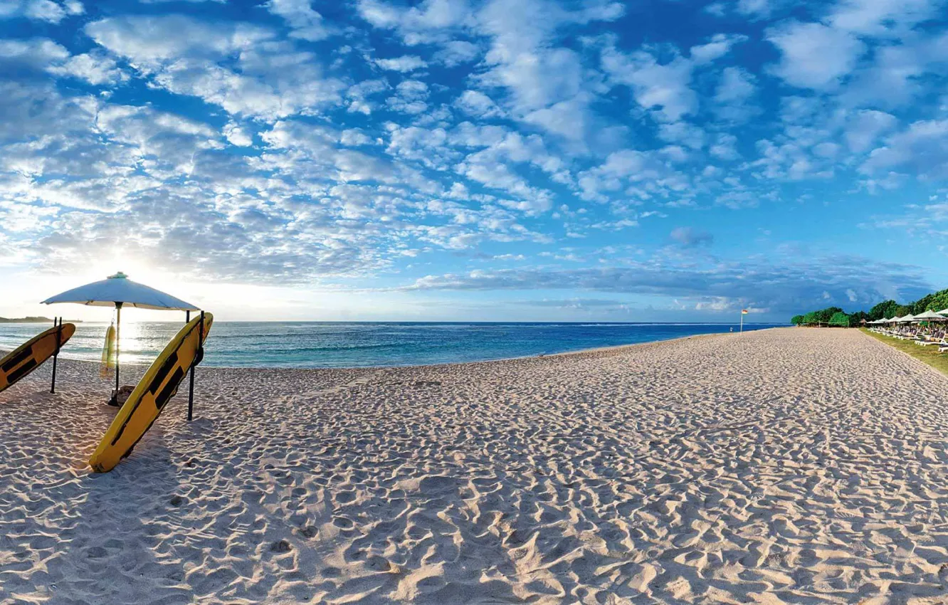 Photo wallpaper sand, beach, the ocean, Bali