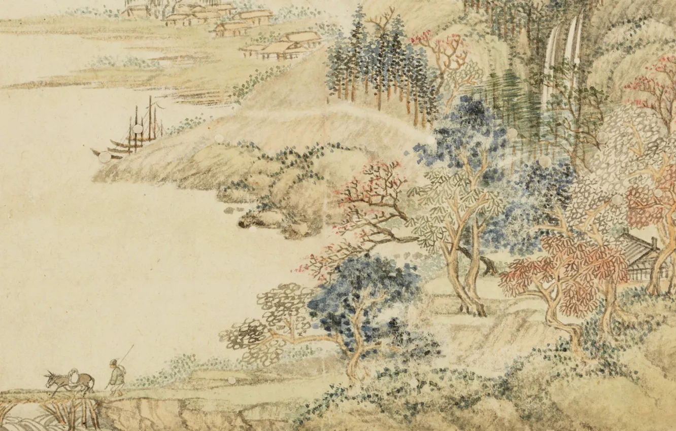 Photo wallpaper Chinese paintings, painting, art