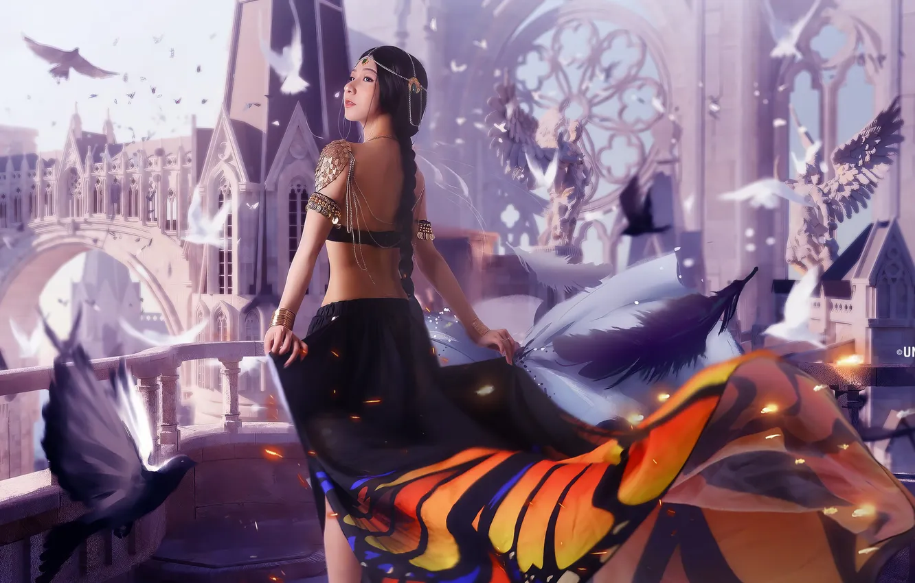 Photo wallpaper China, girl, sexy, girls, woman, model, asian, cute