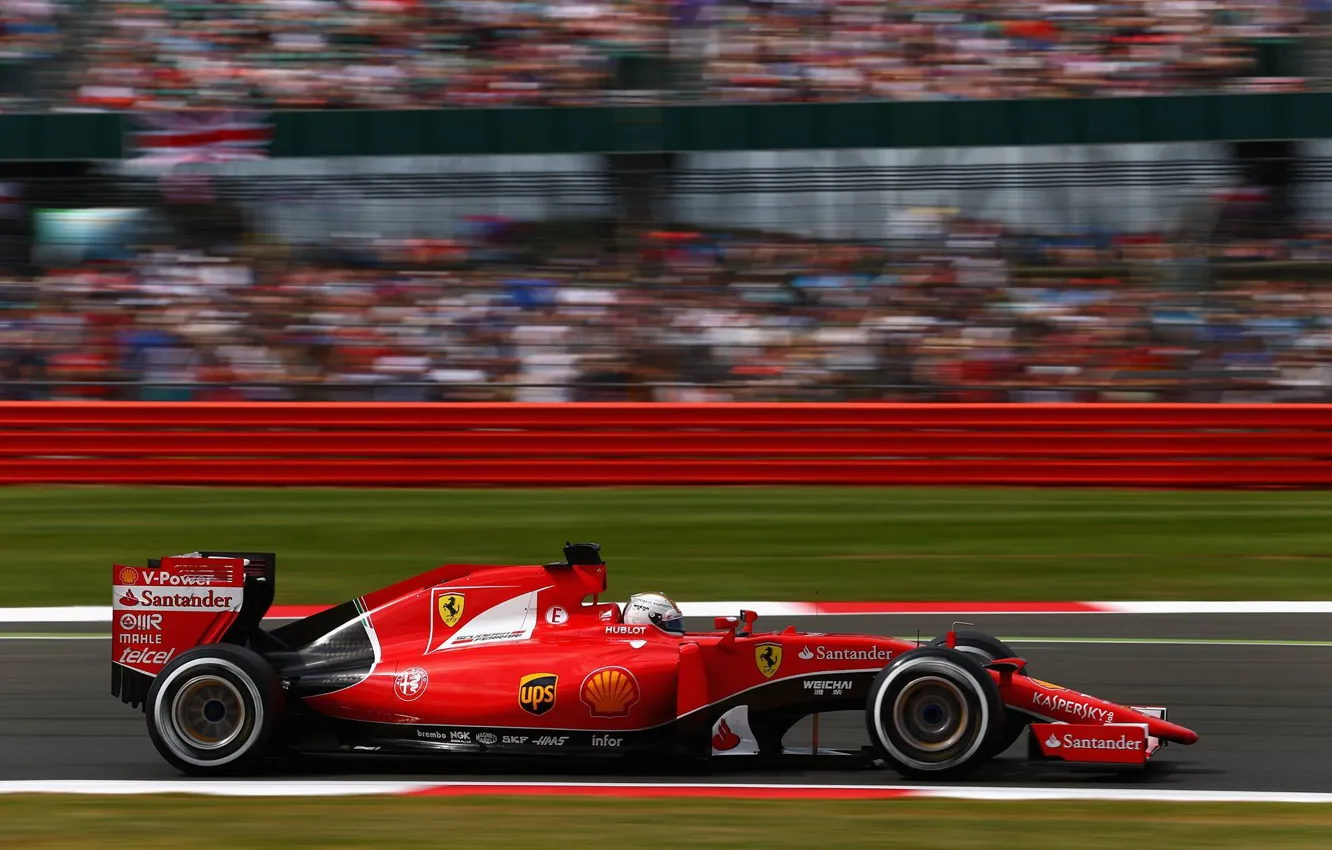 Photo wallpaper Ferrari, Formula 1, Vettel, SF15-T, Profile