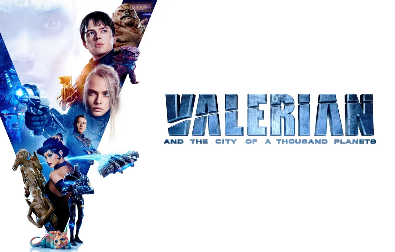 Photo wallpaper Movie, Valerian and the city of a thousand planets, Valerian and the City of a …