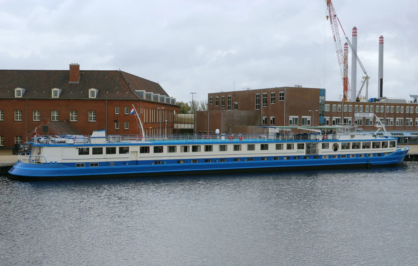 Photo wallpaper retro, Netherlands, ship, a pleasure, Andante