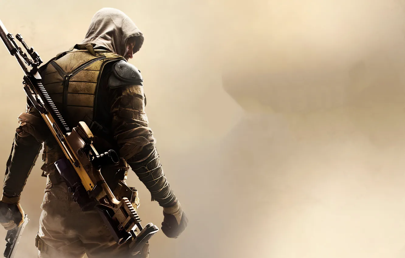 Photo wallpaper gun, weapons, warrior, sniper, Sniper 3: Ghost Warrior