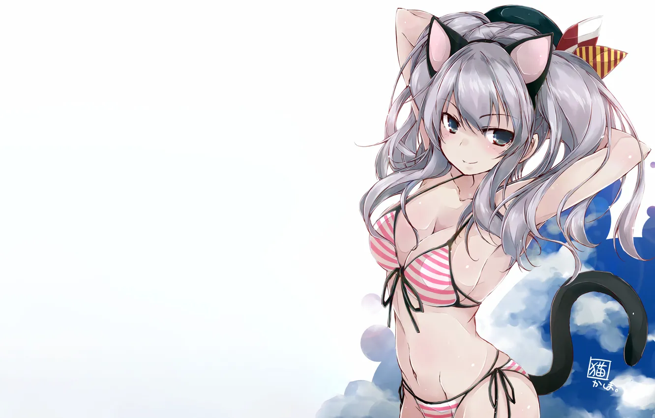 Photo wallpaper girl, sexy, long hair, boobs, anime, beautiful, pretty, erotic