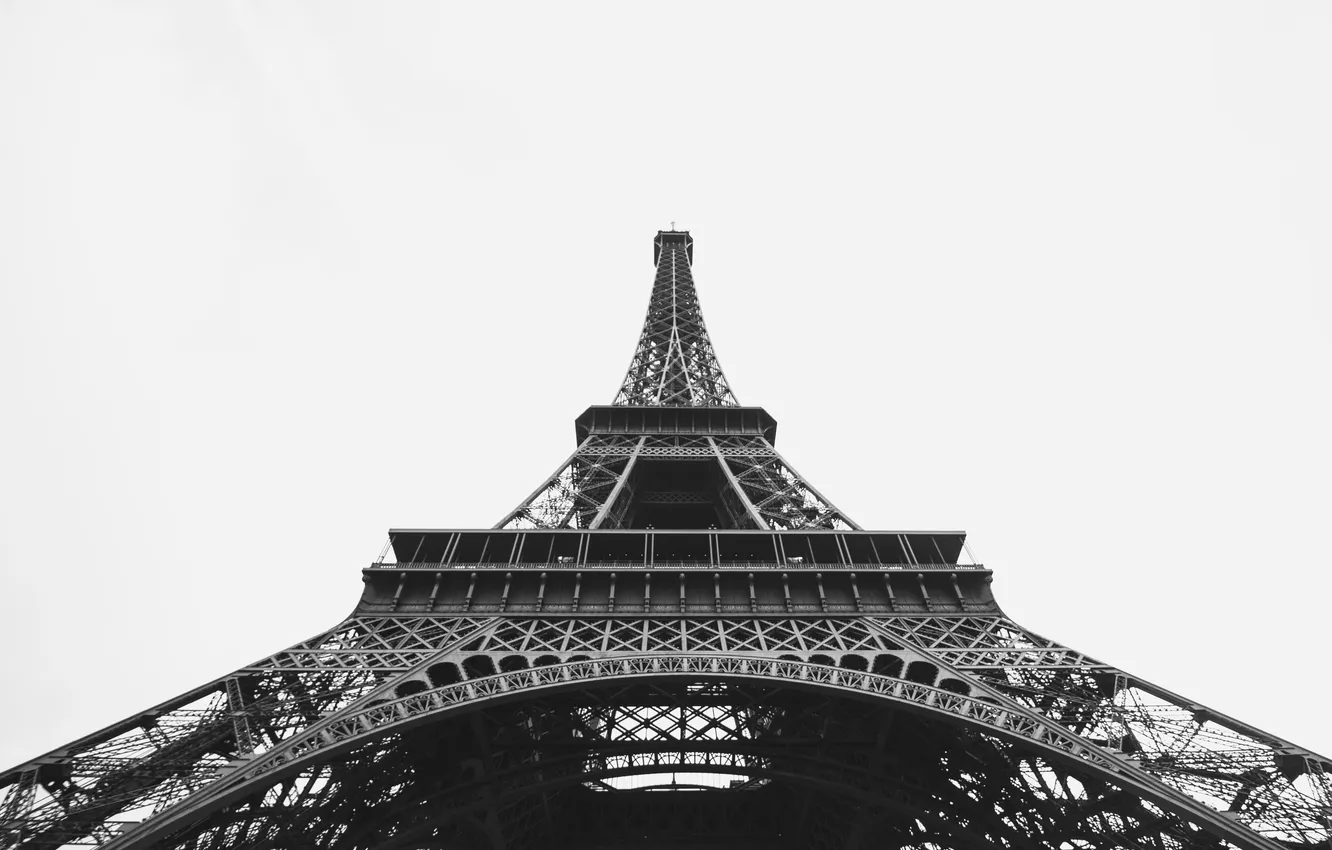 Photo wallpaper France, Paris, Eiffel tower, attraction