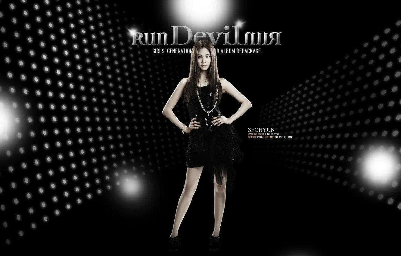 Photo wallpaper K-Pop, Girls' Generation, Run Devil Run, Wallpaper, Seohyun