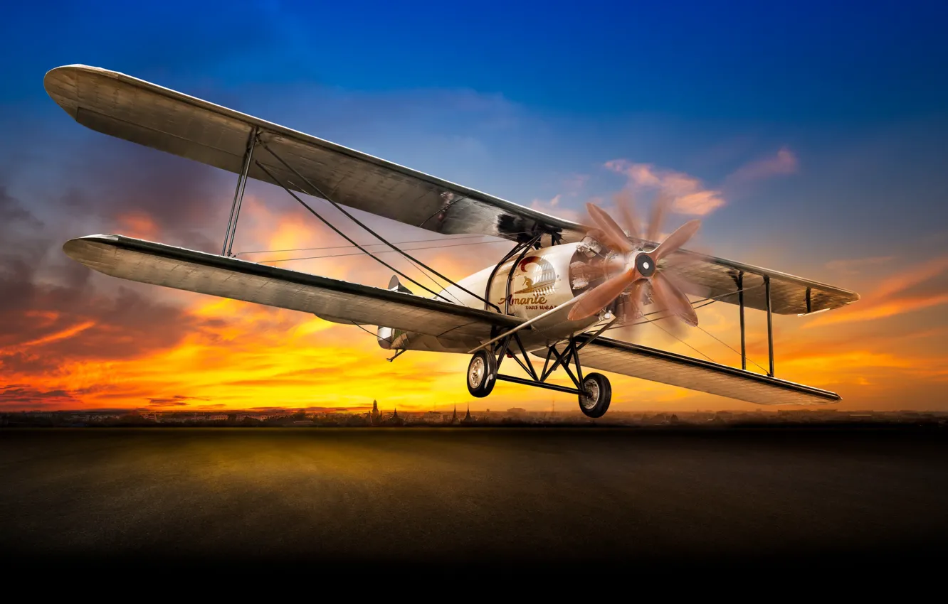 Photo wallpaper logo, LOVER, Aviao