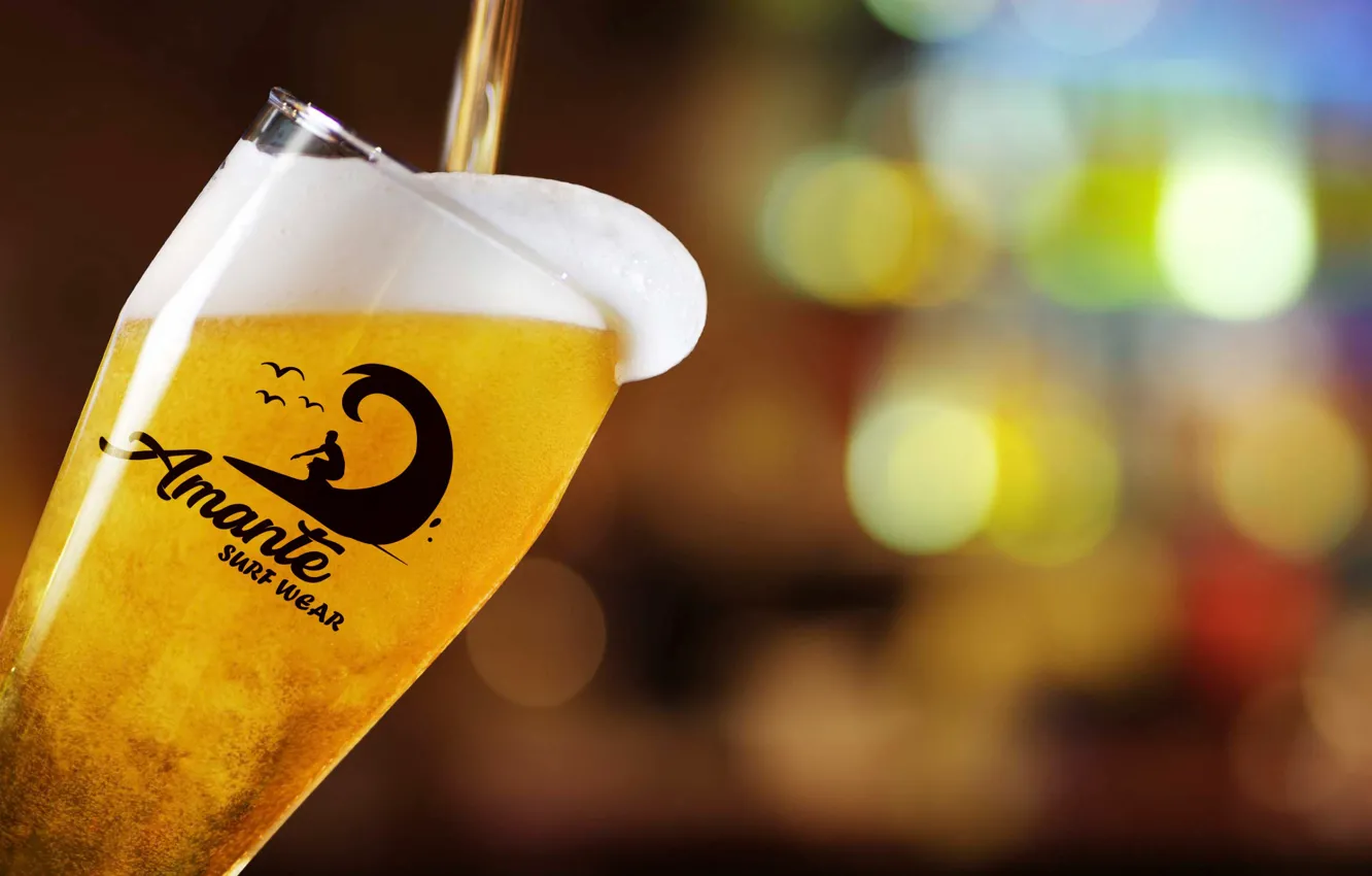 Photo wallpaper logo, beer, Chopp, LOVER