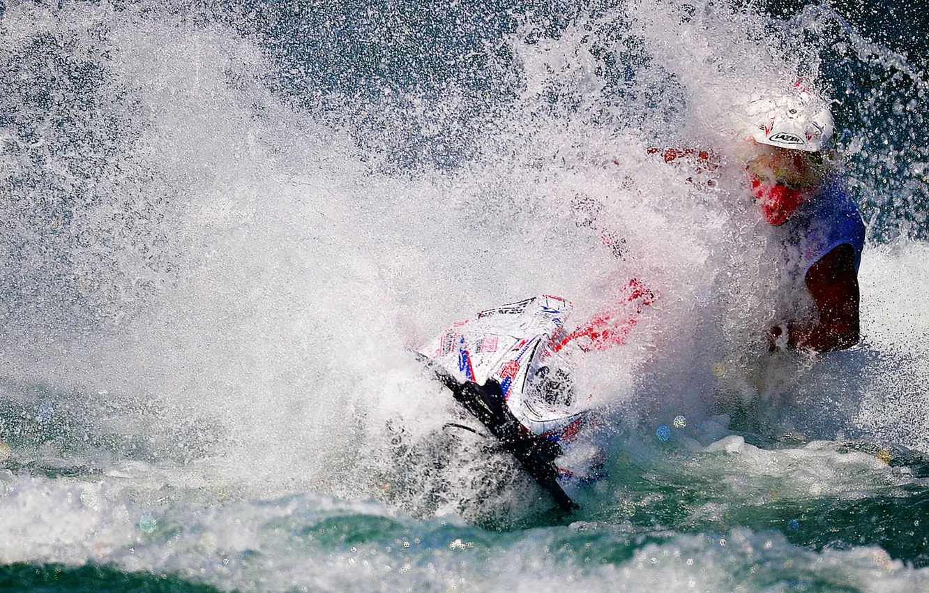 Photo wallpaper race, boat, speed