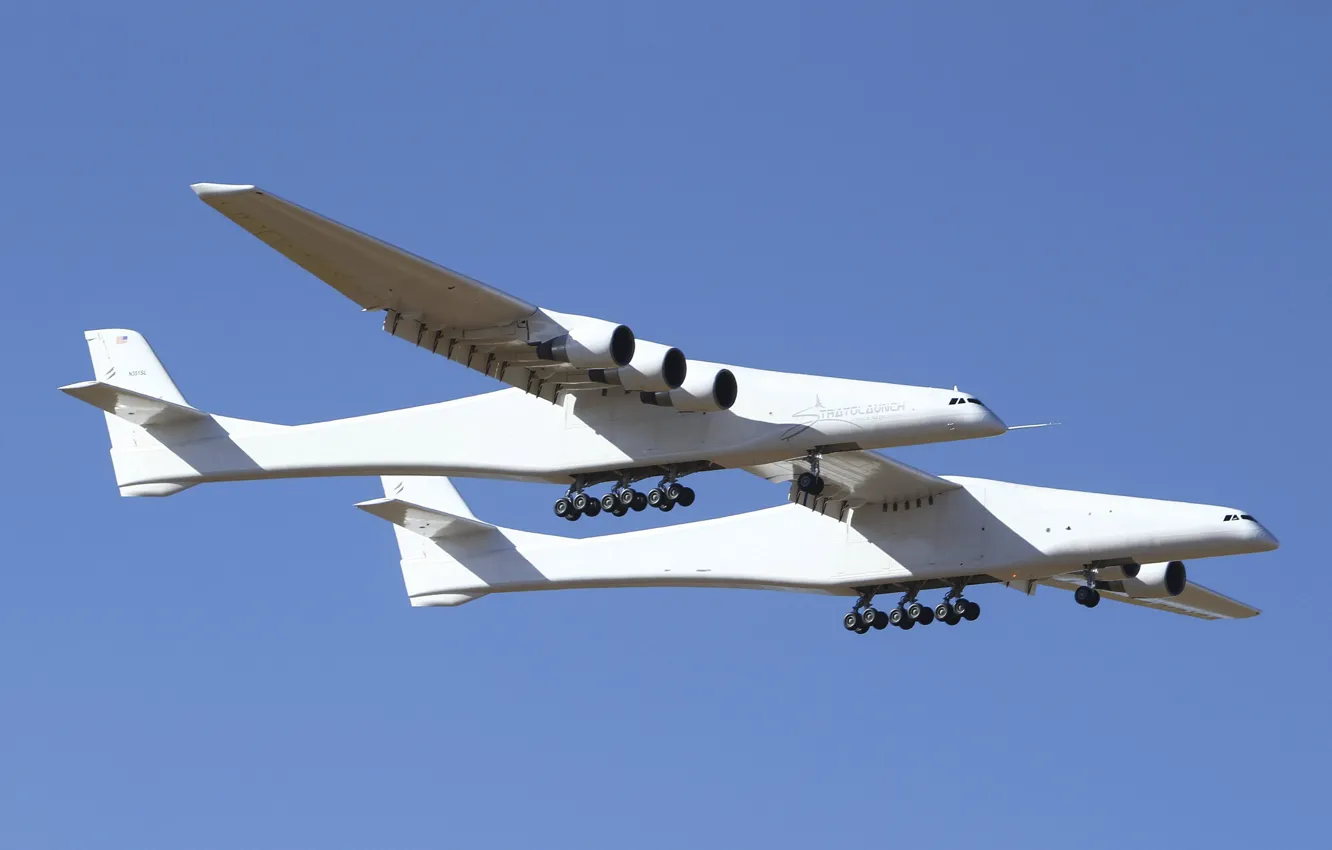 Photo wallpaper Chassis, Stratolaunch, Stratolaunch Model 351, Stratolaunch Systems, The aircraft carrier