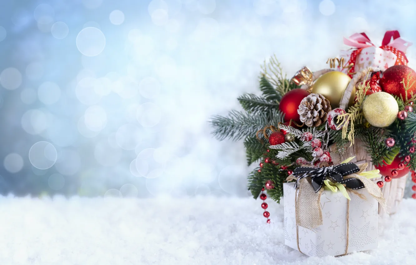 Photo wallpaper toy, new year, composition, MARINA MASLOVA