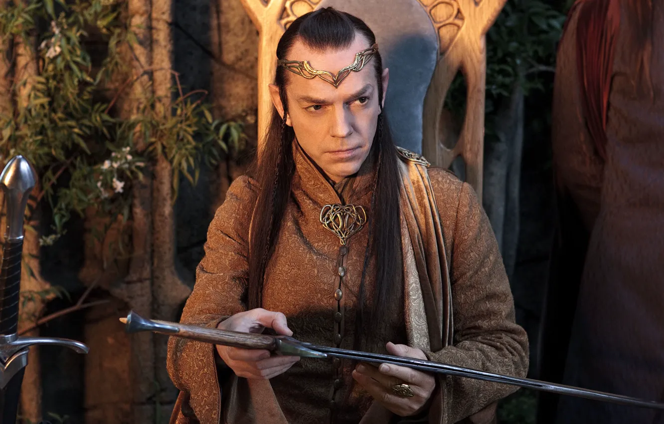Photo wallpaper The Hobbit, Elrond, anunexpected journey