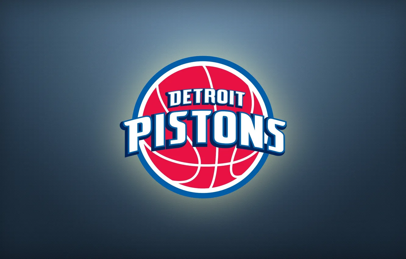 Photo wallpaper Sport, Basketball, Background, Logo, NBA, Detroit, Pistons