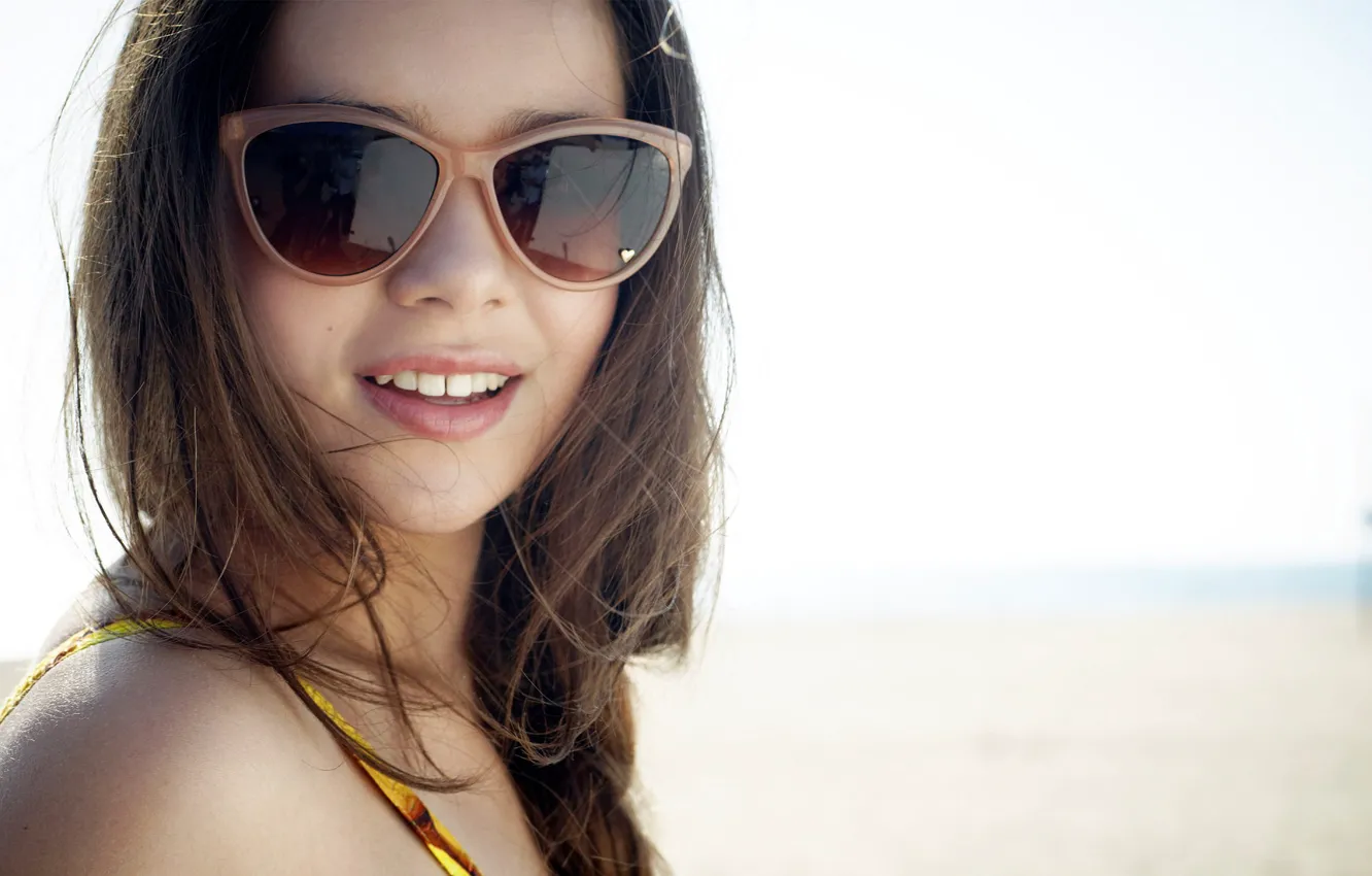 Photo wallpaper face, actress, glasses, singer, Hailee Steinfeld, Haley Steinfeld