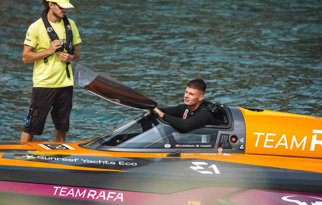 Photo wallpaper race, boat, speed