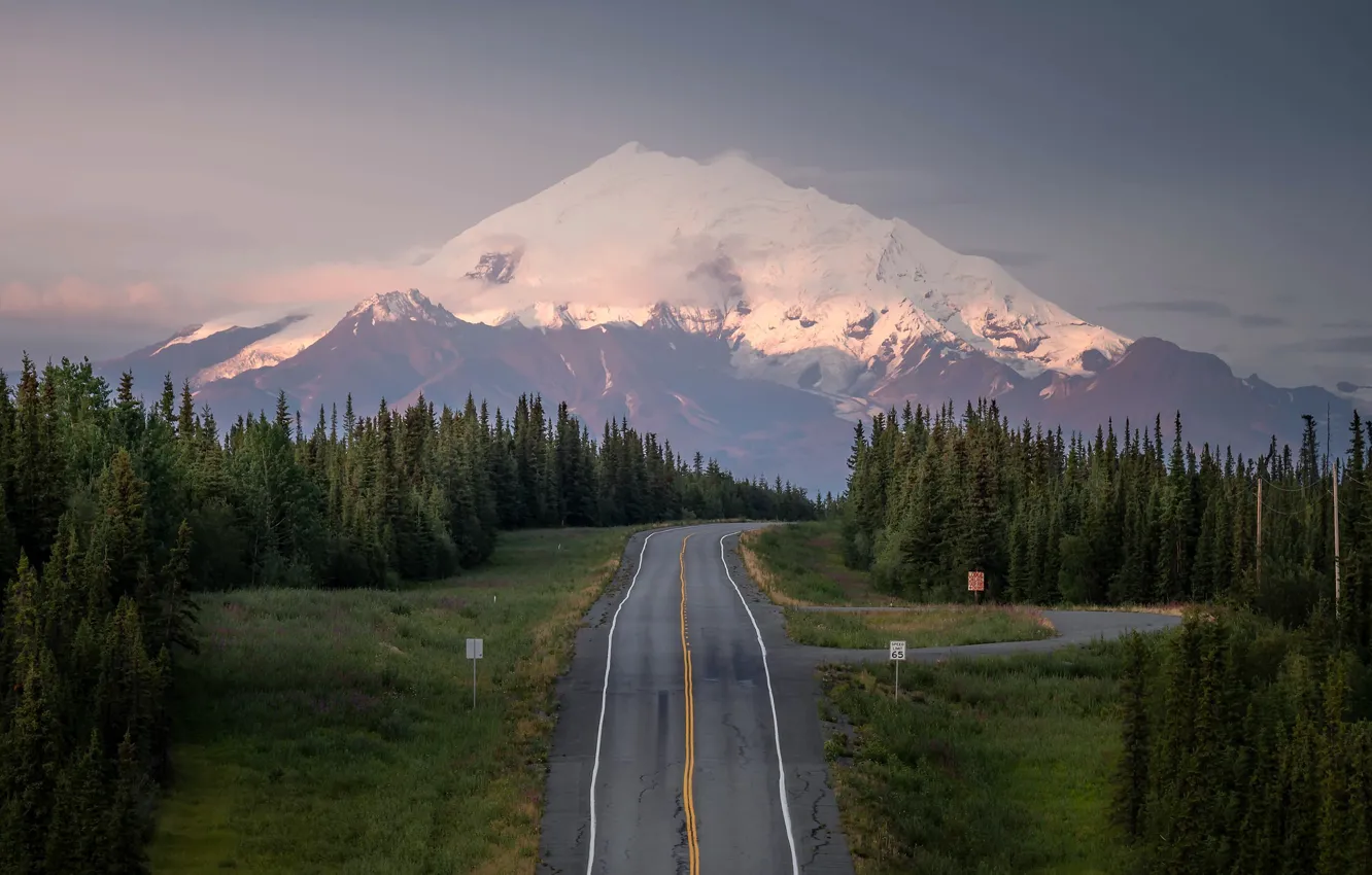 Photo wallpaper Alaska, United States, Tolsona