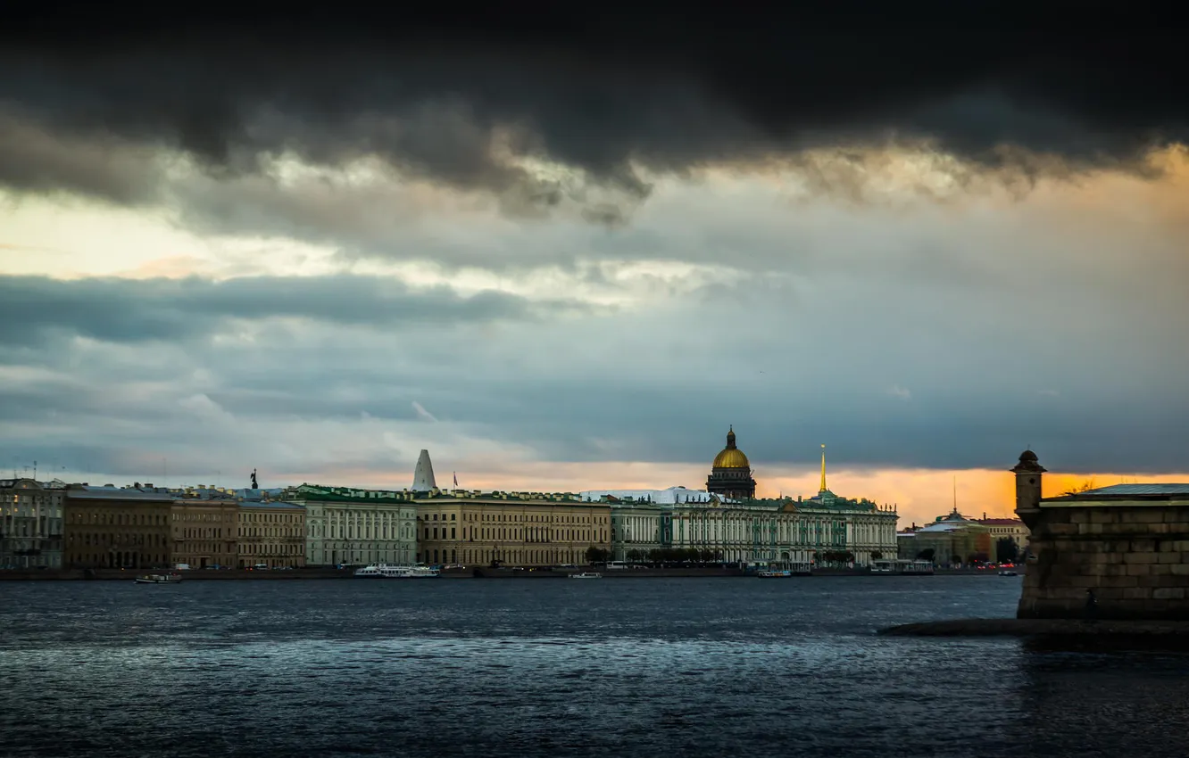 Photo wallpaper river, Peter, Saint Petersburg, Russia, Russia, SPb, Neva, St. Petersburg