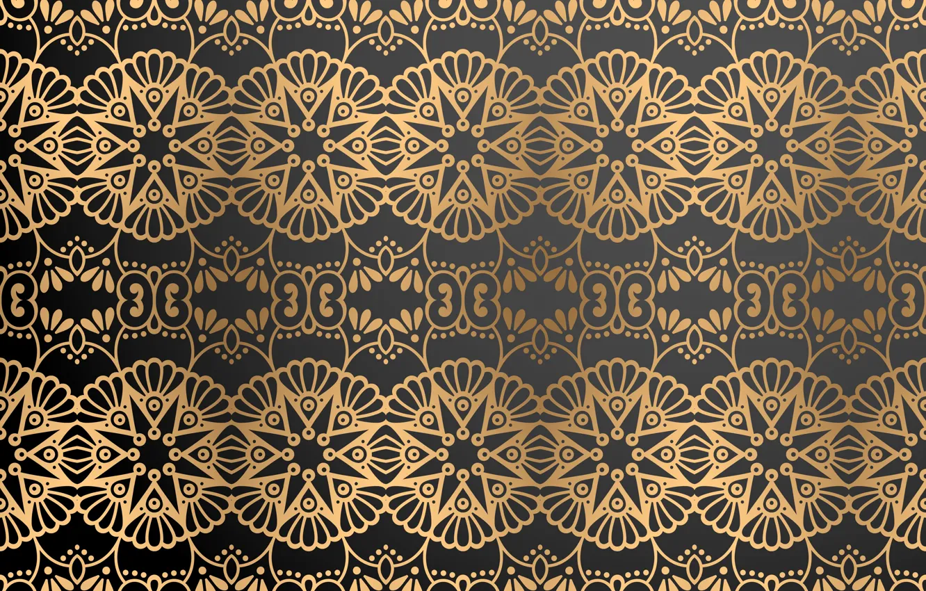 Photo wallpaper pattern, texture, gold, ornament, color