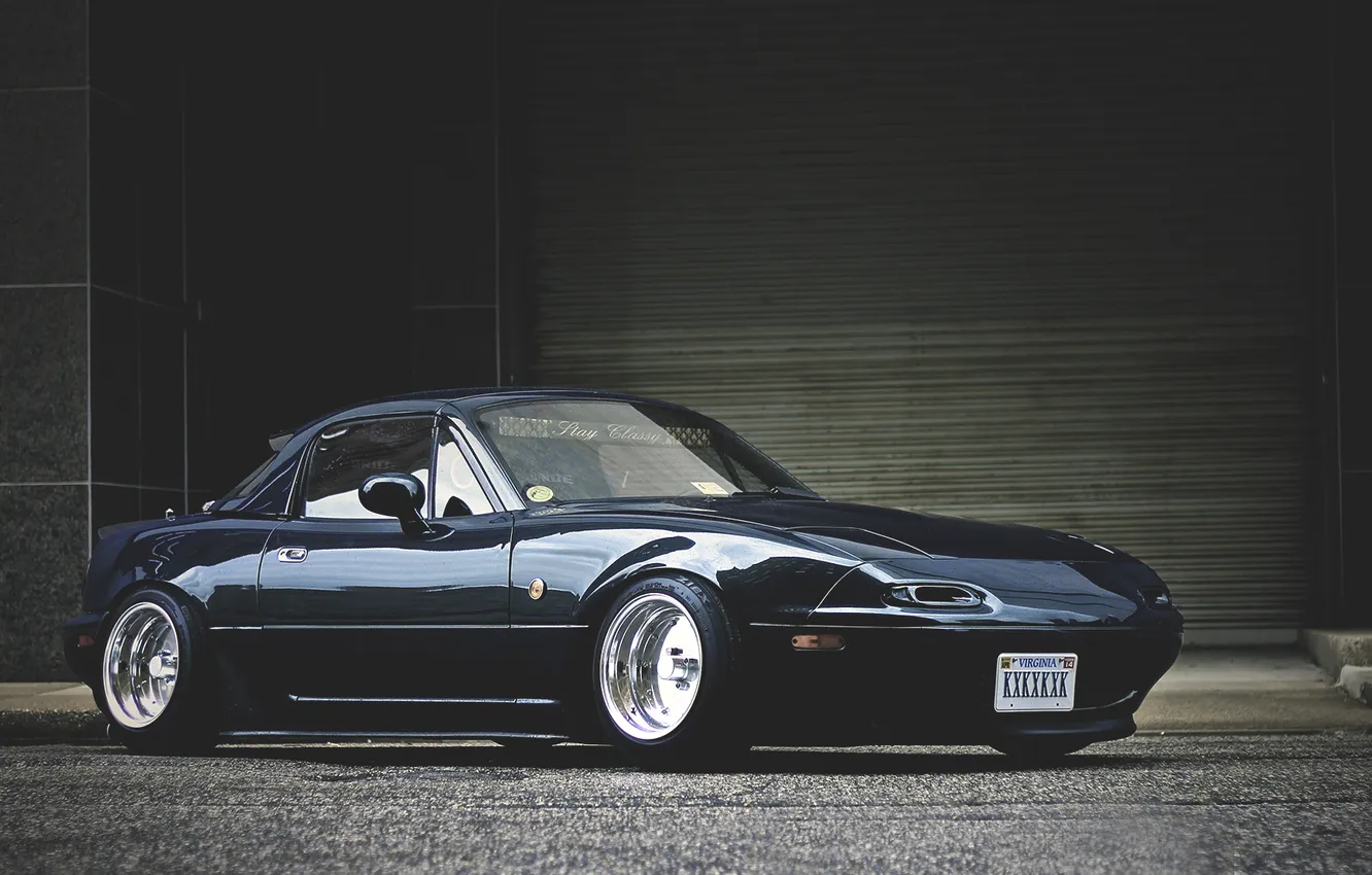 Photo wallpaper Mazda, Miata, Mazda, low, Miata, mx5