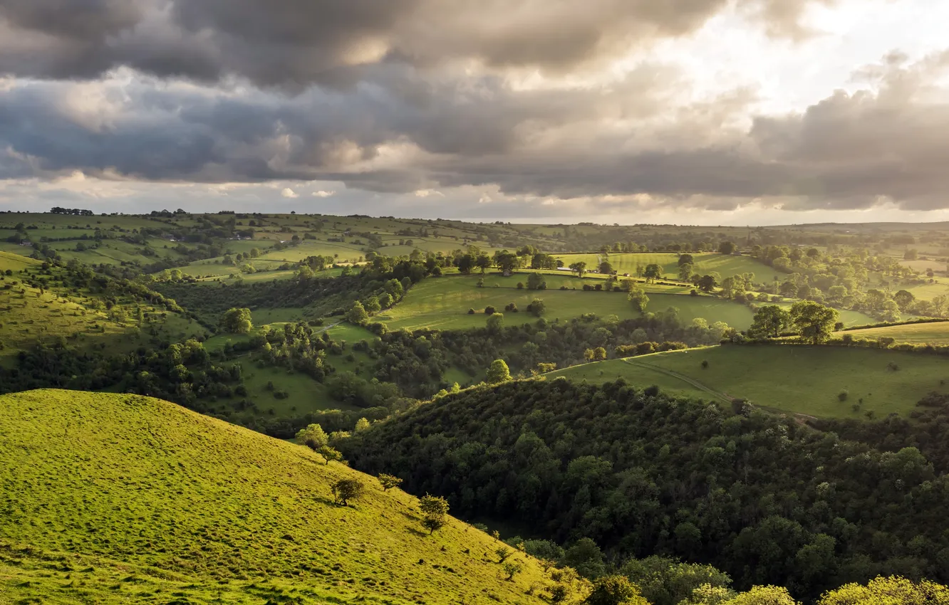 Photo wallpaper summer, nature, valley