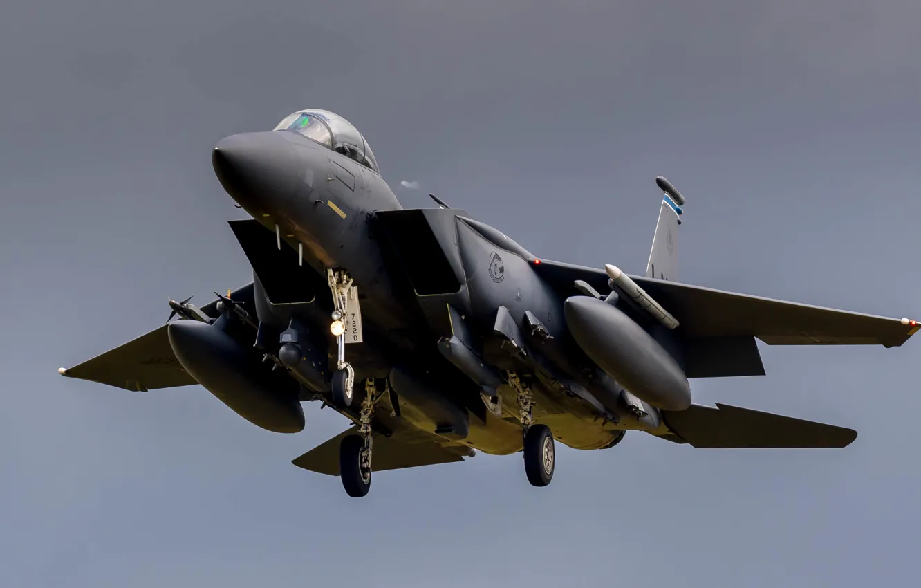 Photo wallpaper weapons, the plane, F15