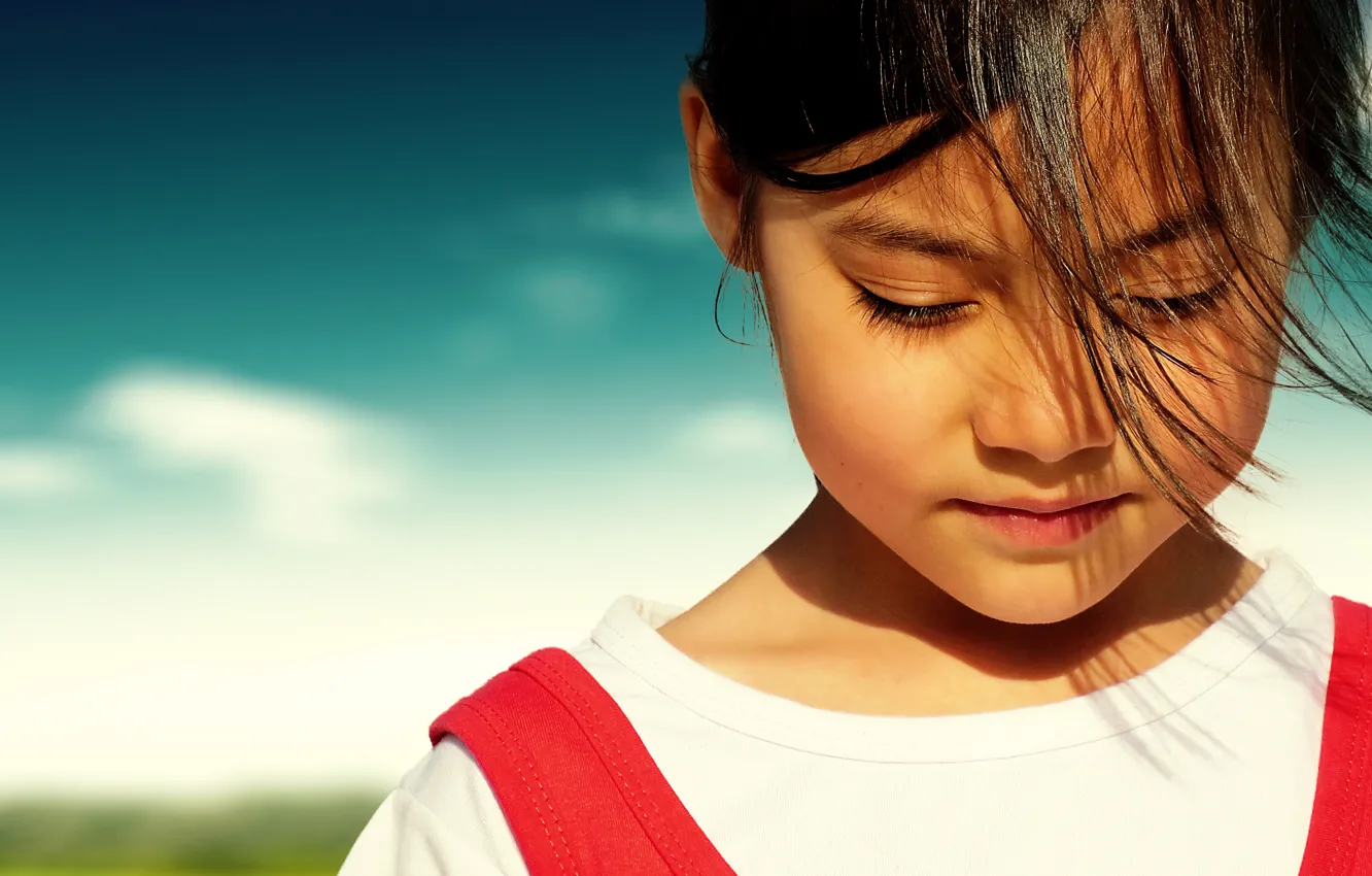 Photo wallpaper summer, star, photography, smile, hair, child, Happy, happiness