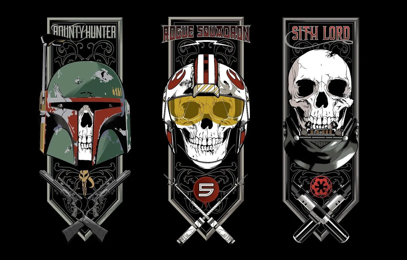 Photo wallpaper Star Wars, sake, gun, Darth Vader, sith lord, weapon, rifle, revolver