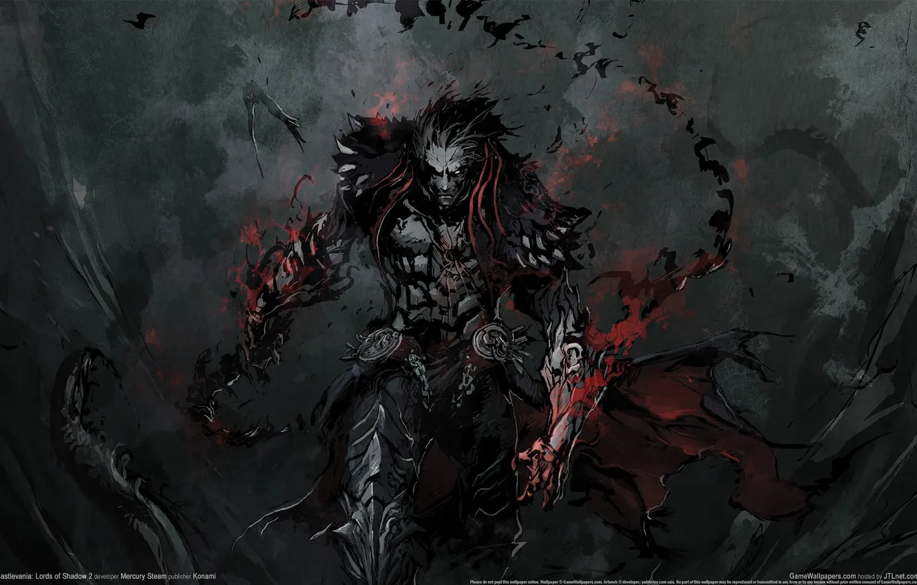 Photo wallpaper night, weapons, the darkness, armor, vampires, game wallpapers, Mercury Steam, Castlevania: Lords of shadow 2
