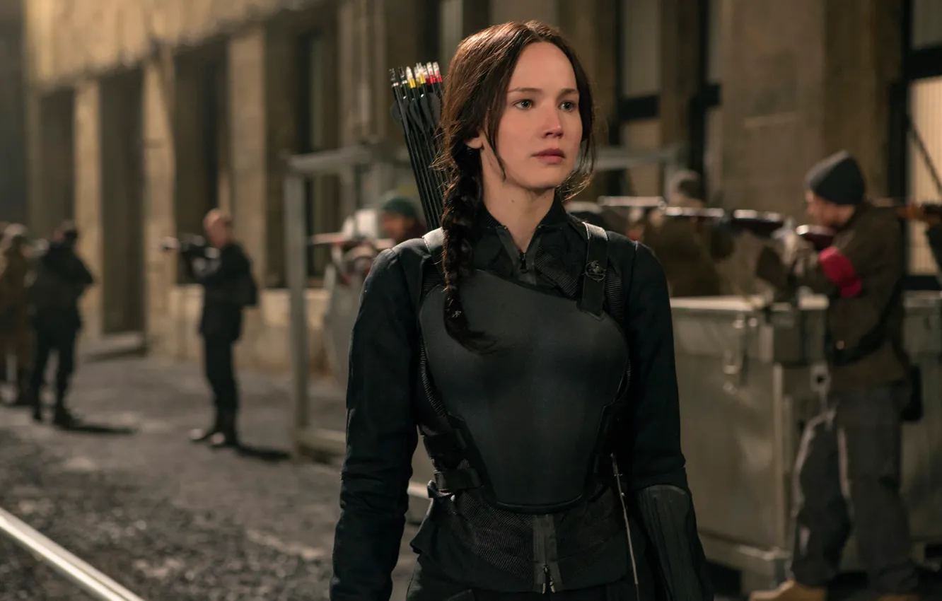 Photo wallpaper Jennifer Lawrence, Katniss Everdeen, The hunger games:mockingjay, The Hunger Games:Mockingjay - Part-2