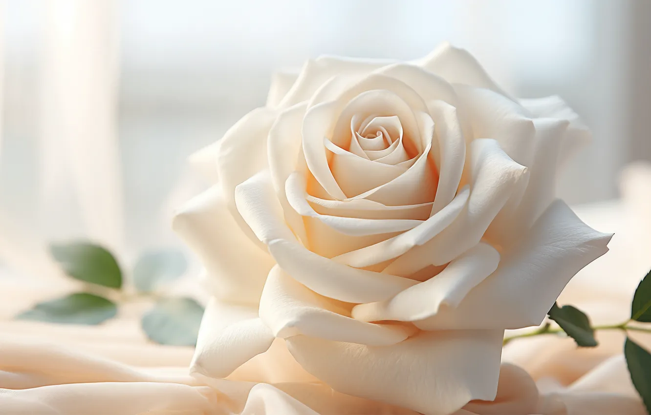 Photo wallpaper flowers, roses, AI art, neural network