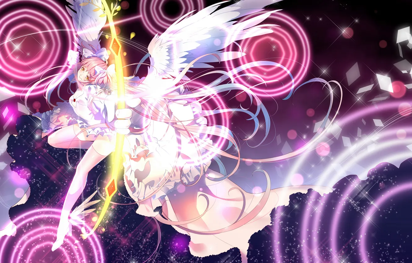 Photo wallpaper mahou shoujo madoka magica, madoka kaname, Goddess Madoka, miemia