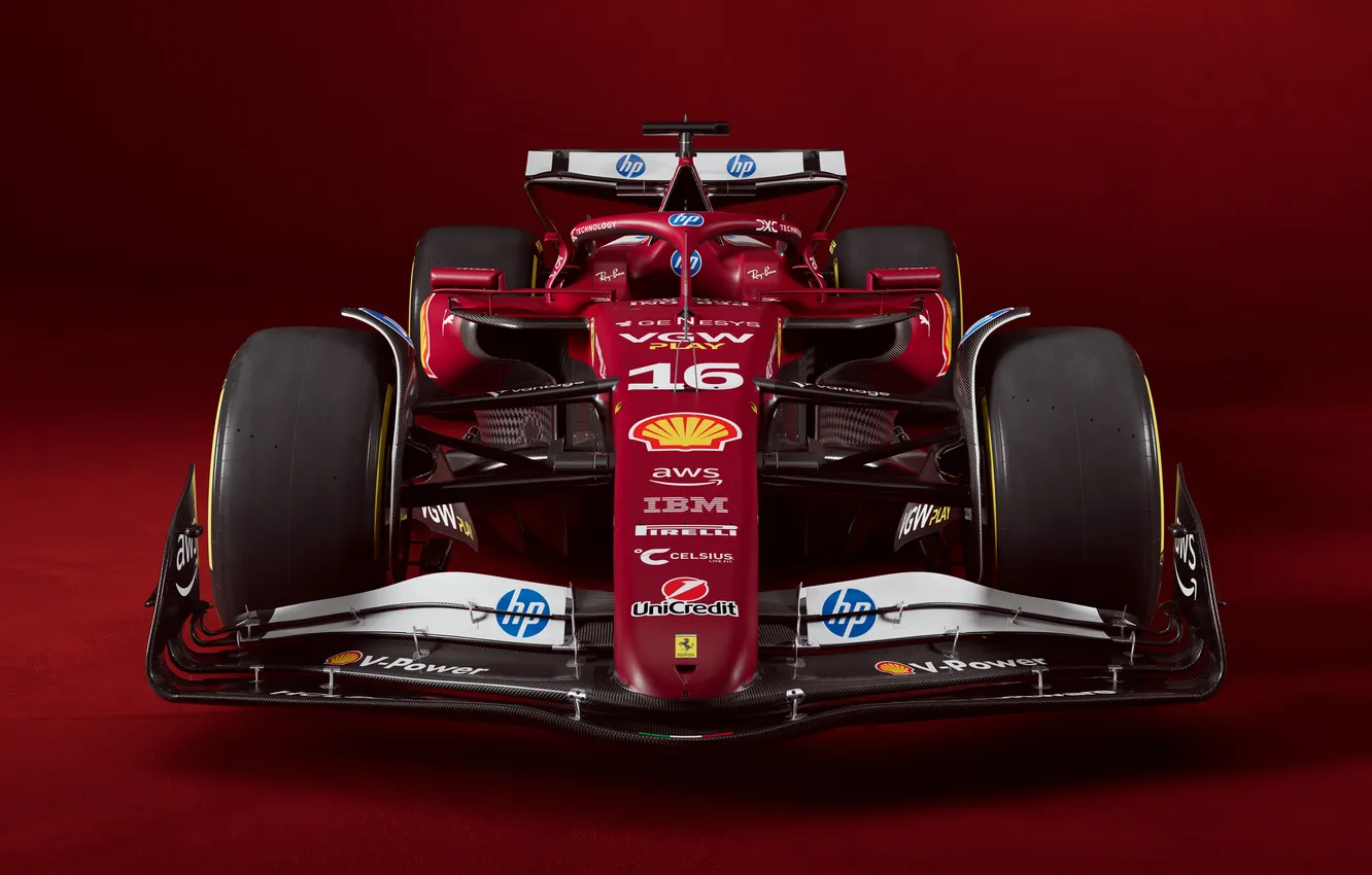 Photo wallpaper Ferrari, Wallpaper, Ferrari SF-25 2025