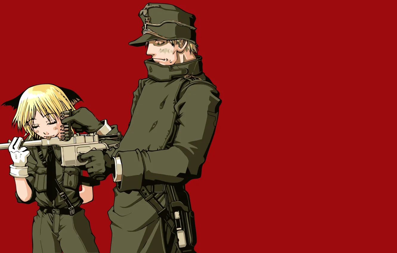 Photo wallpaper weapons, soldiers, Hellsing, Hellsing