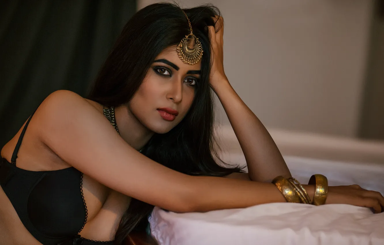 Photo wallpaper girl, hot, sexy, eyes, smile, beautiful, figure, model