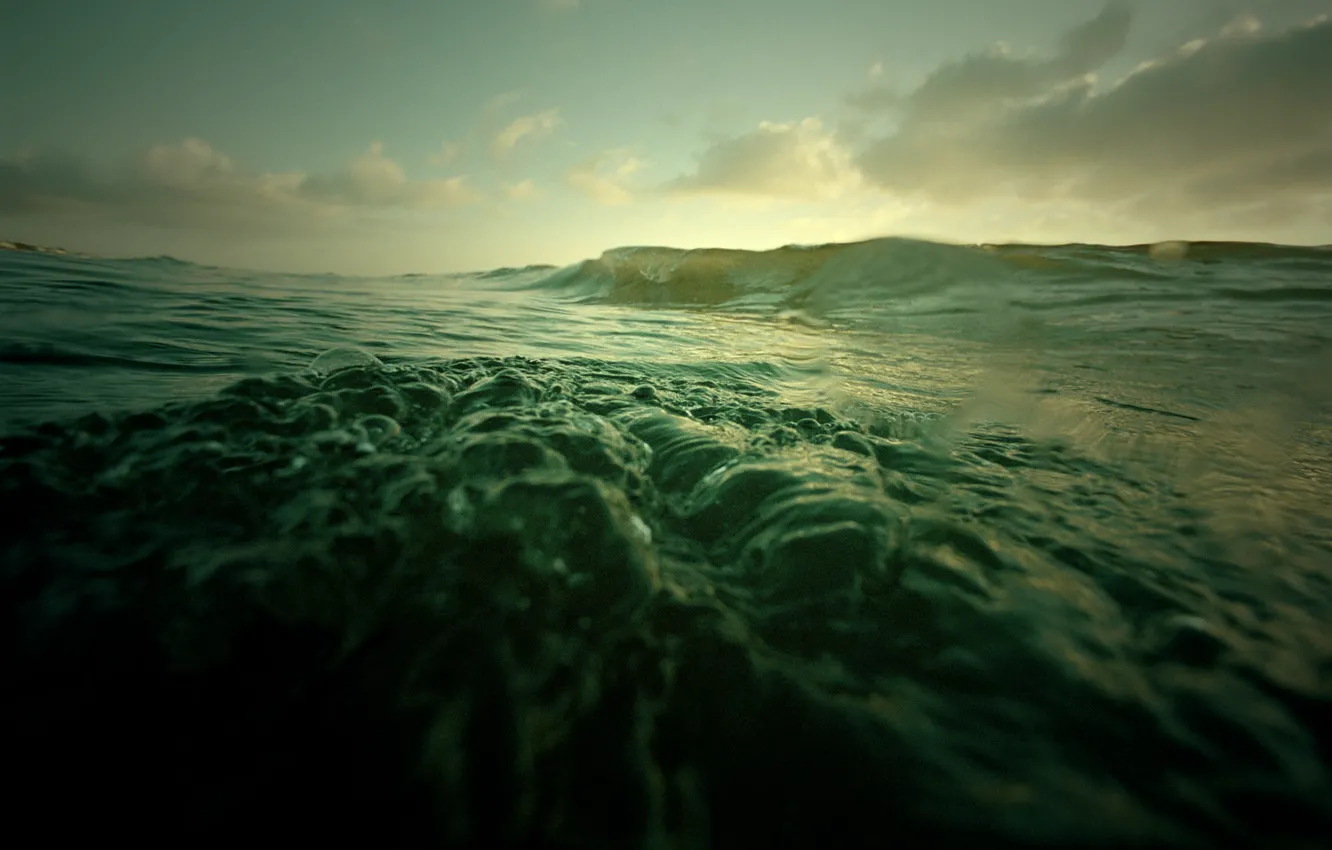 Photo wallpaper water, the ocean, wave