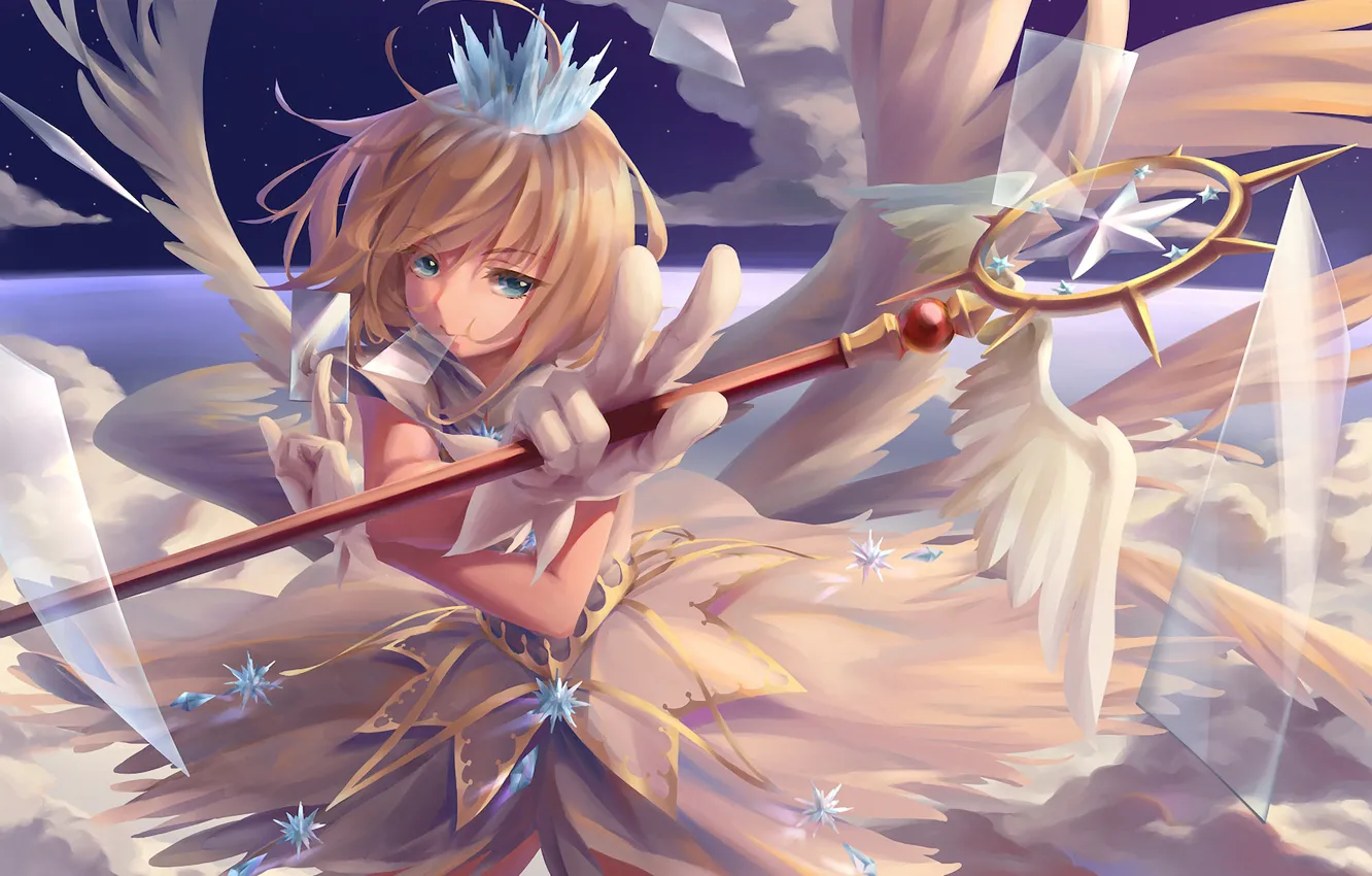 Photo wallpaper map, anime, girl, Card Captor Sakura