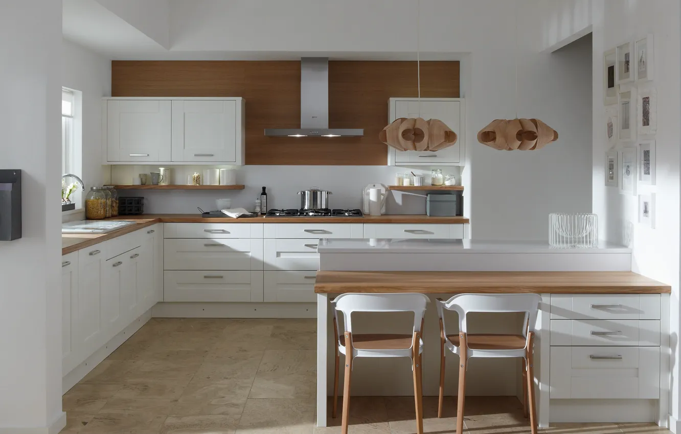 Photo wallpaper design, style, room, interior, kitchen