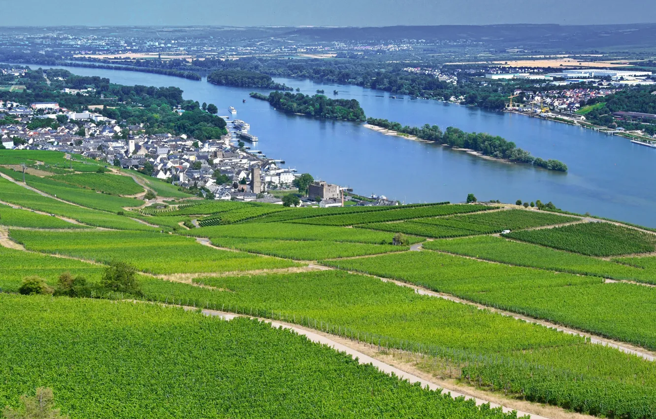 Photo wallpaper Germany, Rhineland-Palatinate, Rhine
