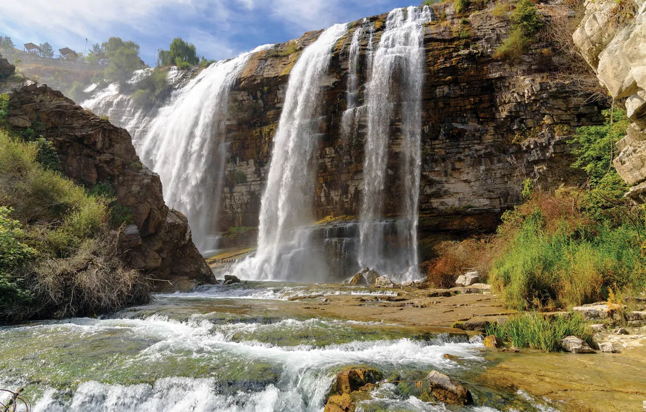 Photo wallpaper waterfall, Turkey, Erzurum
