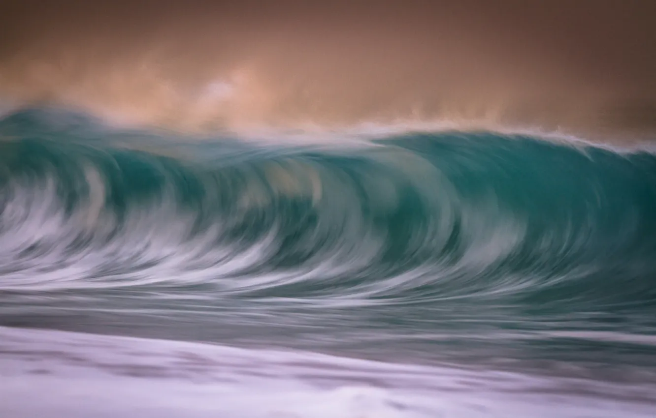 Photo wallpaper sea, wave, the ocean, excerpt
