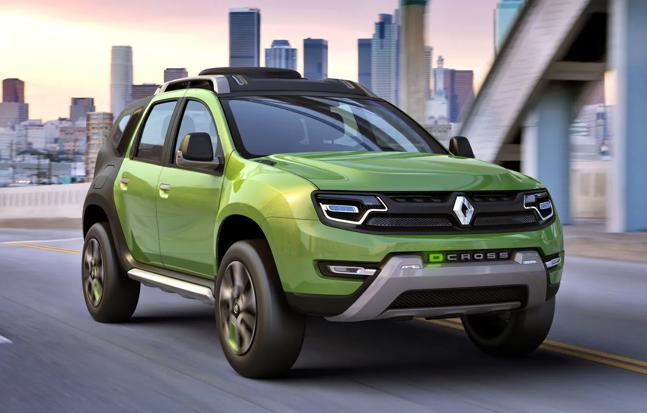 Photo wallpaper machine, auto, Concept, background, technique, SUV, Renault, car