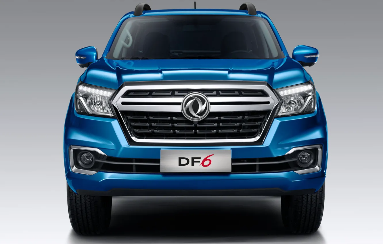 Photo wallpaper front view, pickup, Dongfeng, Dongfeng DF6, Rich 6