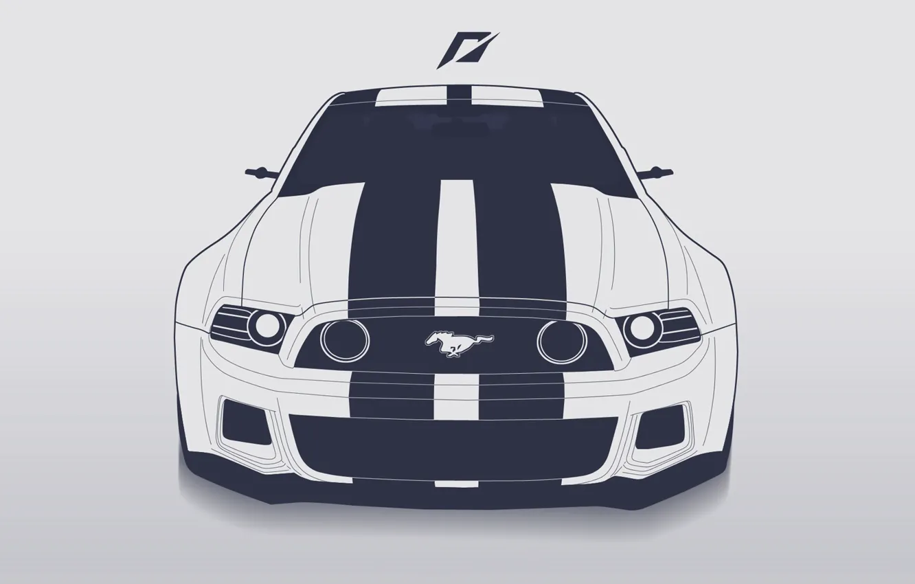 Photo wallpaper Mustang, Ford, Ford, Mustang, Need for Speed, 2014, ART Line