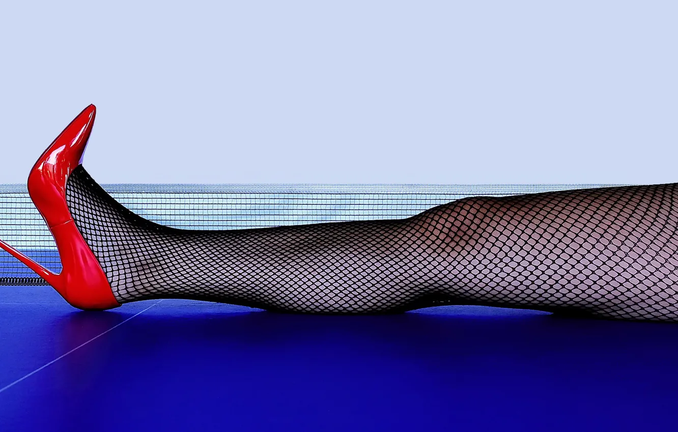 Photo wallpaper table, heel, leg