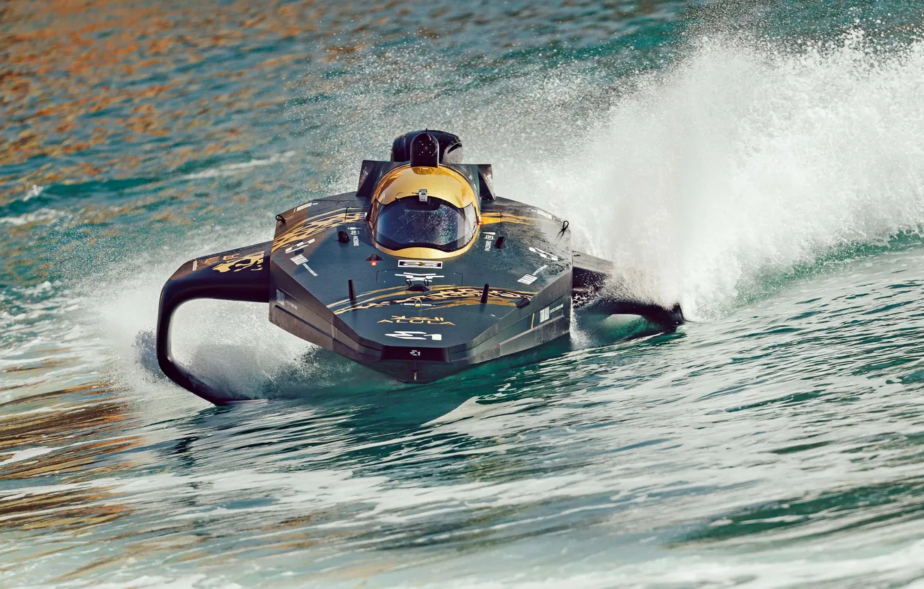 Photo wallpaper race, boat, speed