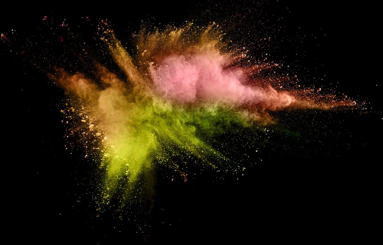Photo wallpaper squirt, background, paint, black, colors, colorful, abstract, splash